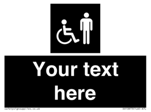 Custom information: black panel disabled and male